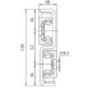 TFS-43 Full Extension (2061-4908 N radial load/slide) Hardened