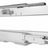 FR775-A (75kg) Pantry Pull Out Slide with ECD. Powder Coated White