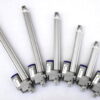 Telescopic Actuator 12-24VCC - LATT 0.5A 1/27 <br> 12V: 6mm/s; 140N - 24V: 12mm/s; 280N