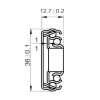 4032.R20D-SC Light Rail Soft-Close Telescopic slide (30-35kg) Cold Rolled Steel - Image 2