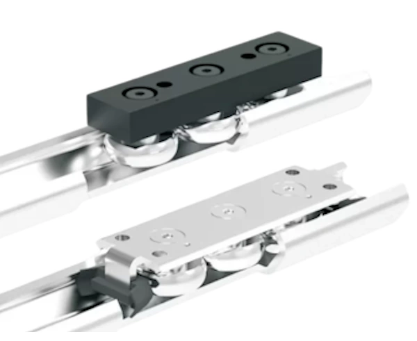 4080.STE30 - C-Profile Sliders - Aluminium & Stainless Steel